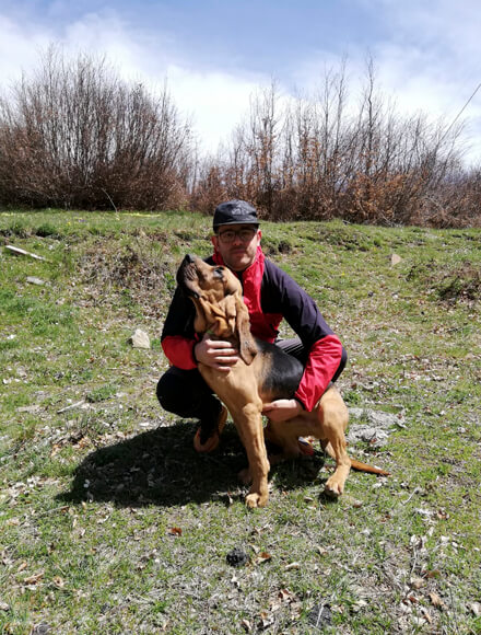 Nino Ricci conduttore UCRM - Cinofili CNSAS Calabria
