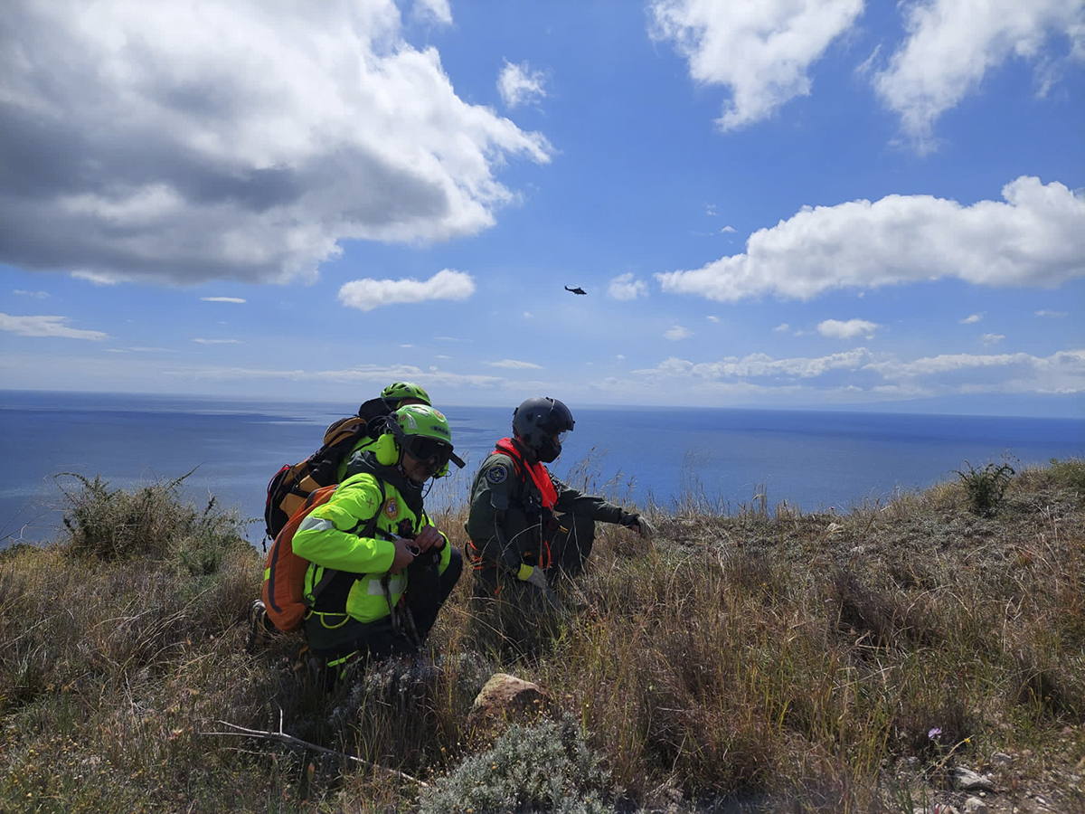 Attività addestrativa congiunta Aeronautica Militare e Soccorso Alpino