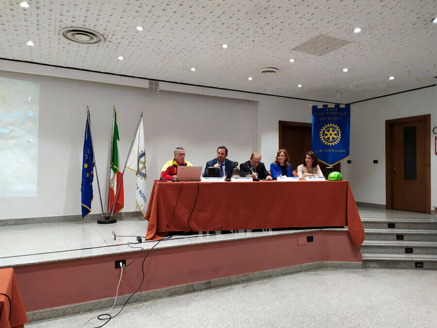 Rotary Club Cosenza Nord incontra Soccorso Alpino e Speleologico Calabria